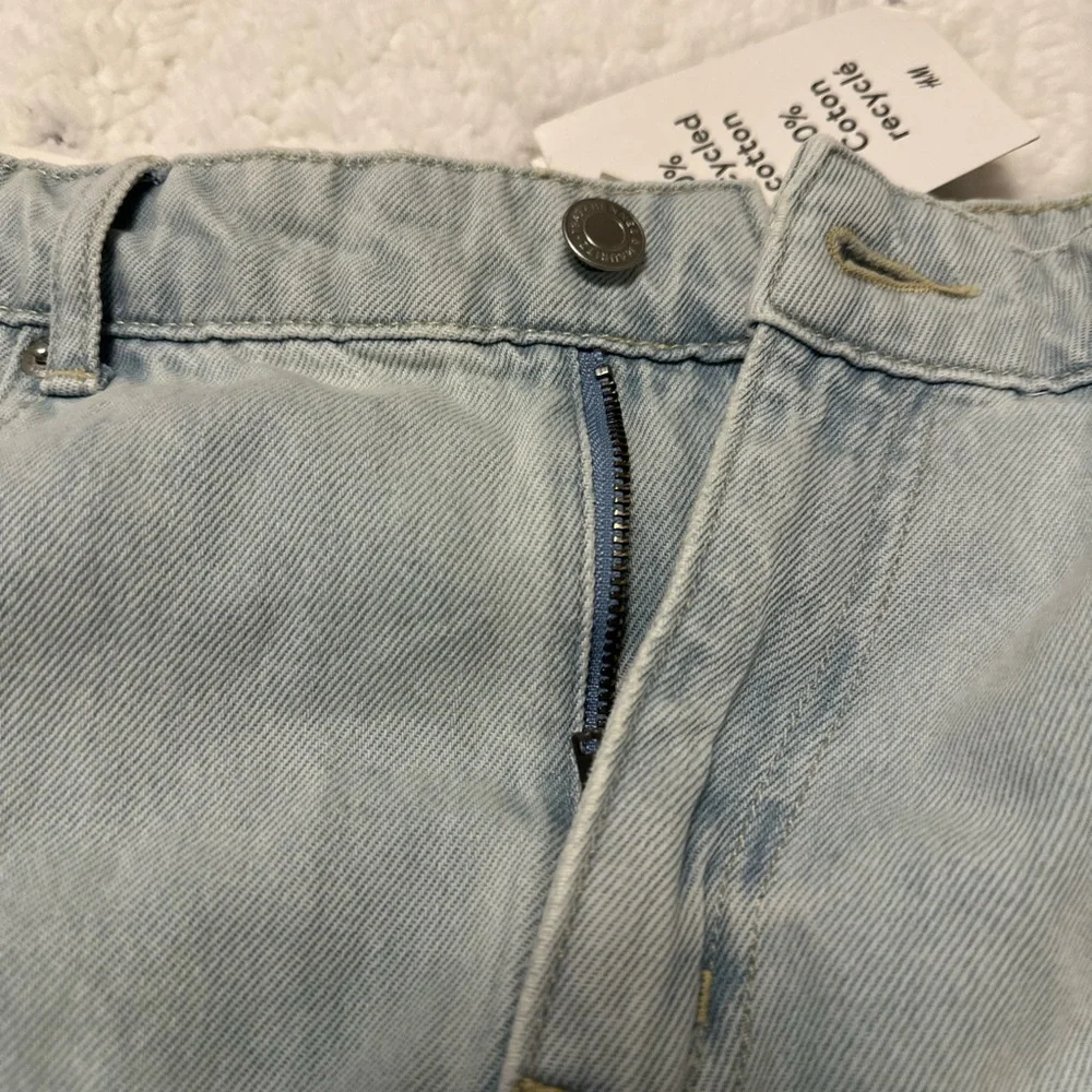 H&M Light Blue High Waist Wide Leg Jeans for Women - SZ 8 NWT - Picture 8 of 10